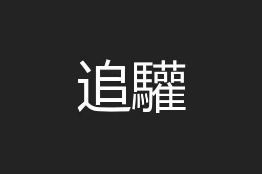 追驩