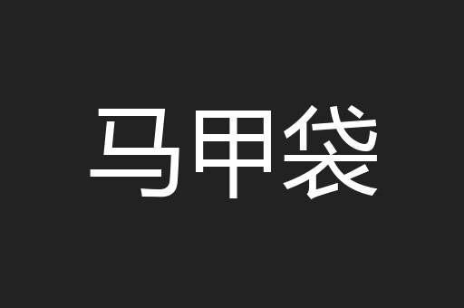 马甲袋