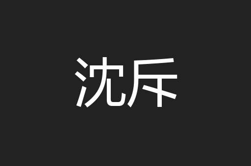 沈斥