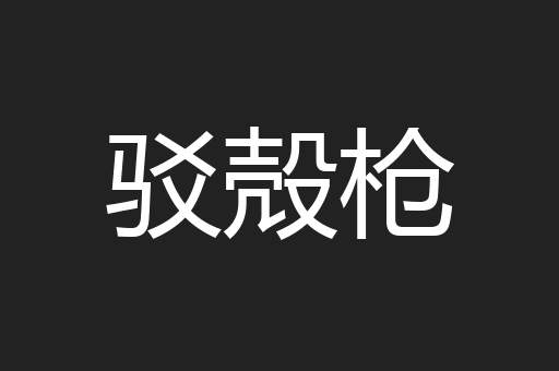 驳殻枪