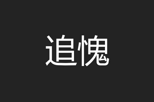 追愧