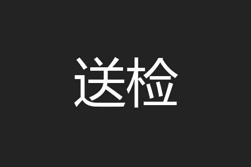 送检