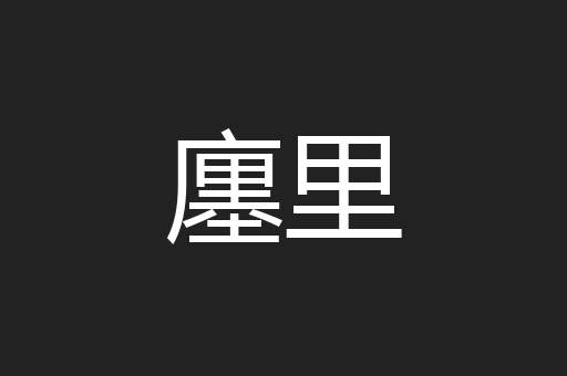 廛里