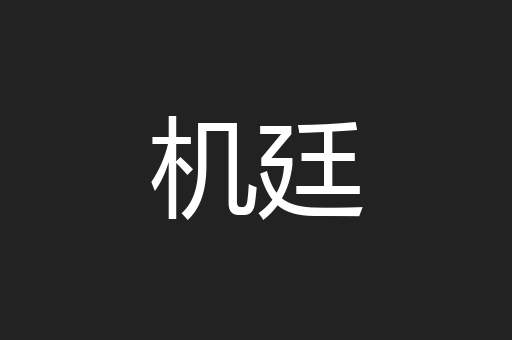 机廷