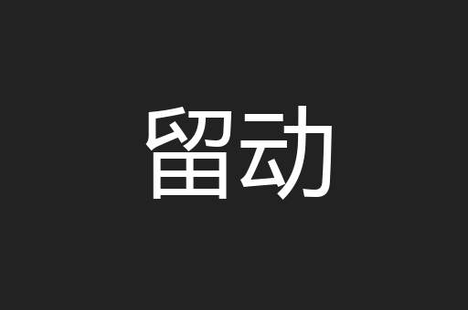 留动