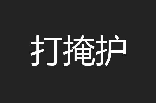 打掩护