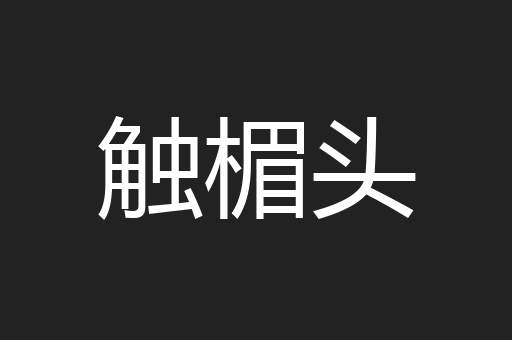 触楣头