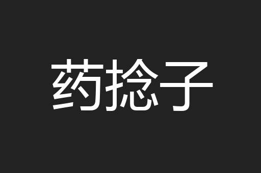 药捻子