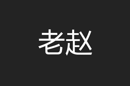 老赵
