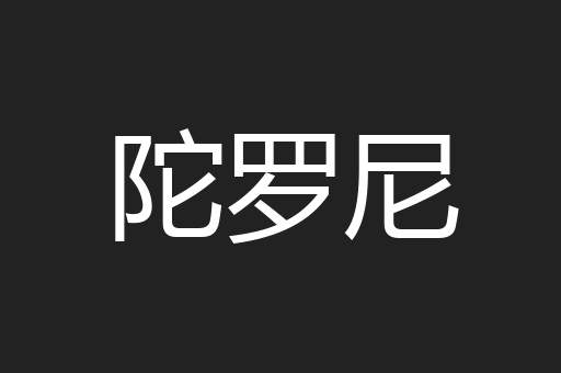 陀罗尼
