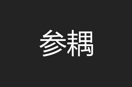 参耦