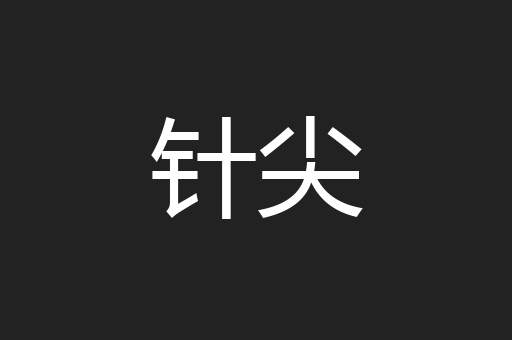针尖