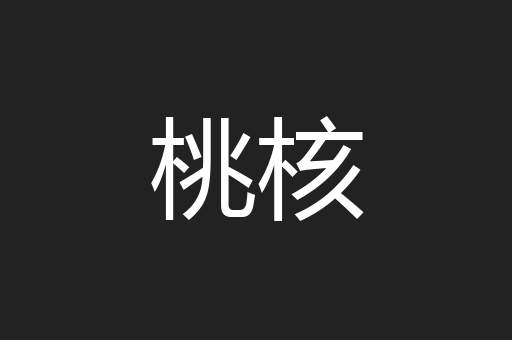桃核