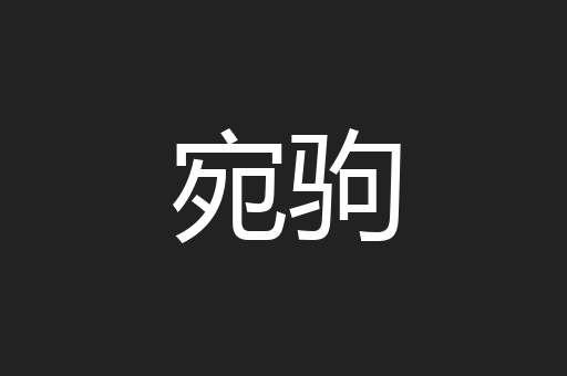 宛驹