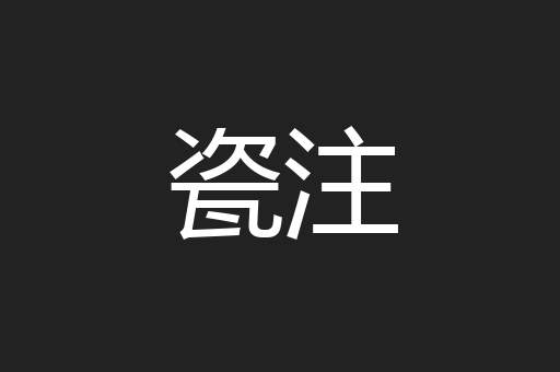 瓷注