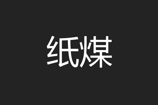 纸煤