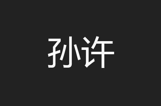 孙许