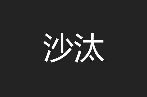 沙汰