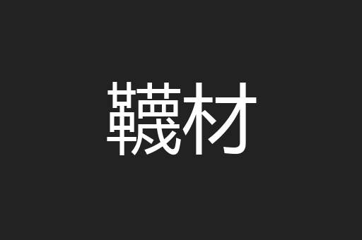 韈材
