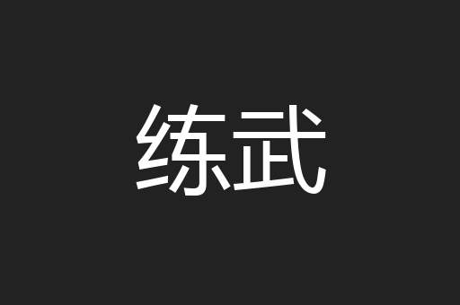 练武