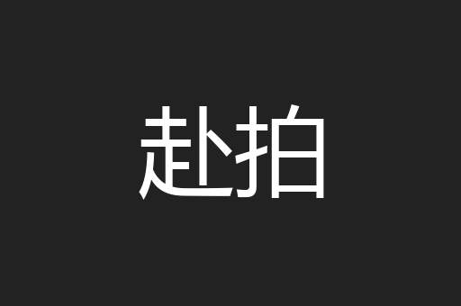赴拍