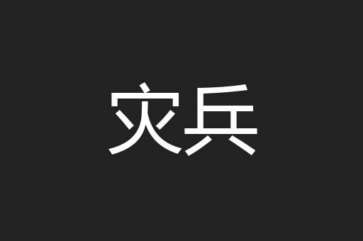 灾兵