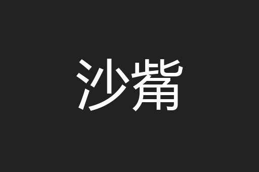 沙觜