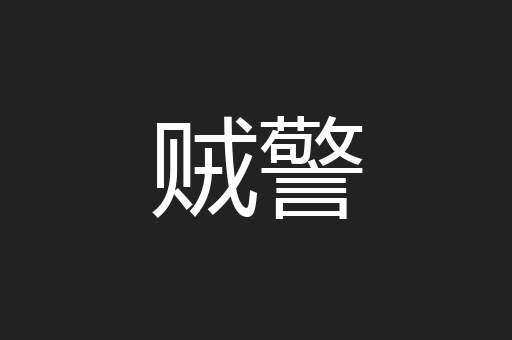 贼警