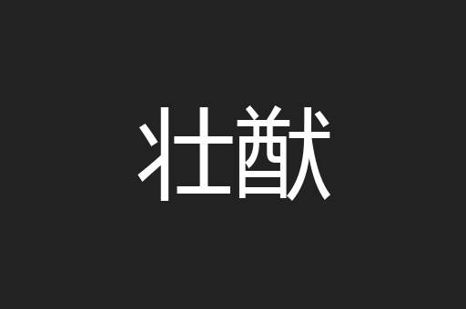 壮猷