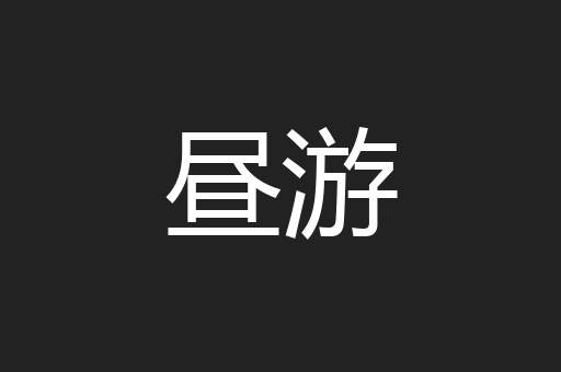 昼游