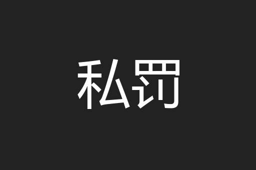 私罚