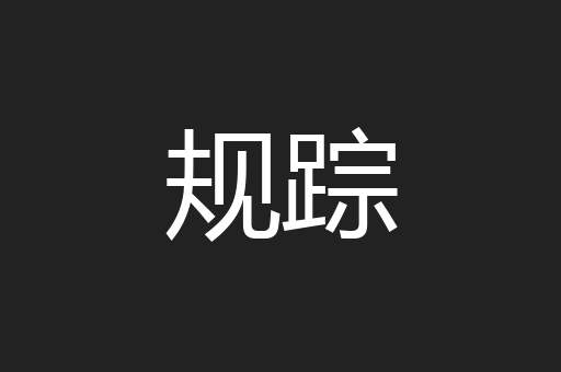 规踪