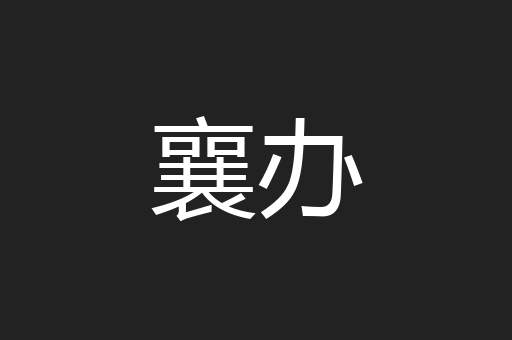 襄办