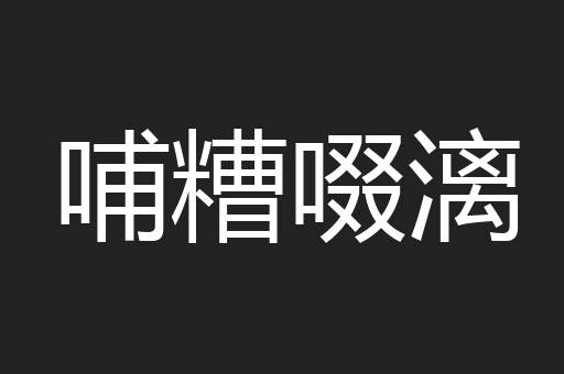 哺糟啜漓