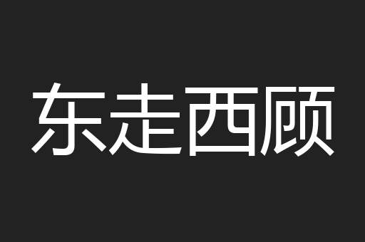 东走西顾