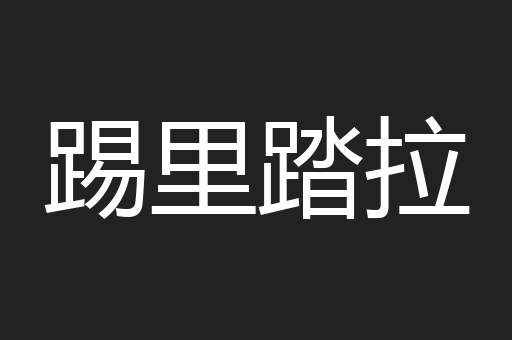 踢里踏拉