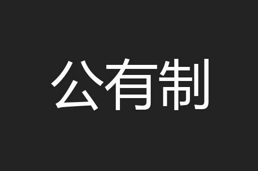 公有制