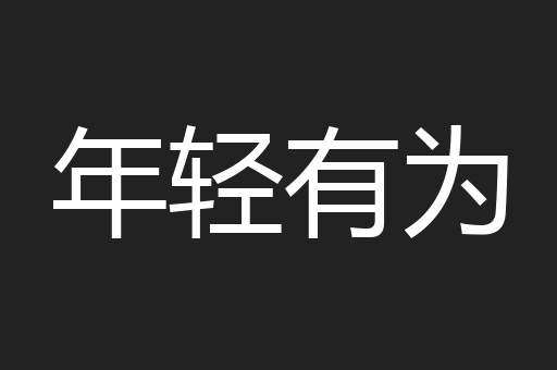 年轻有为
