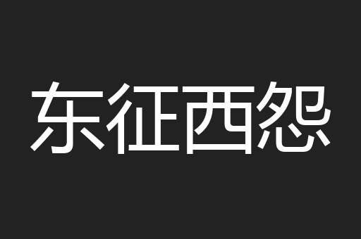东征西怨