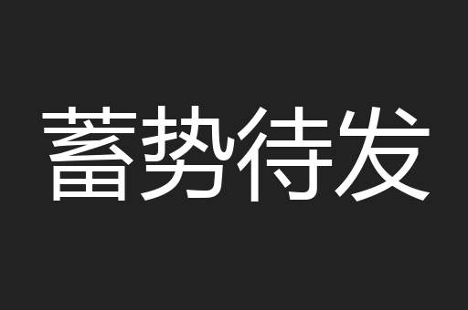 蓄势待发