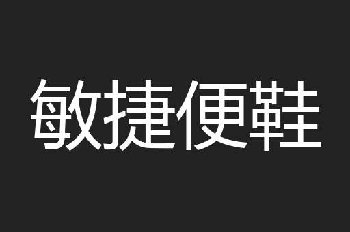 敏捷便鞋