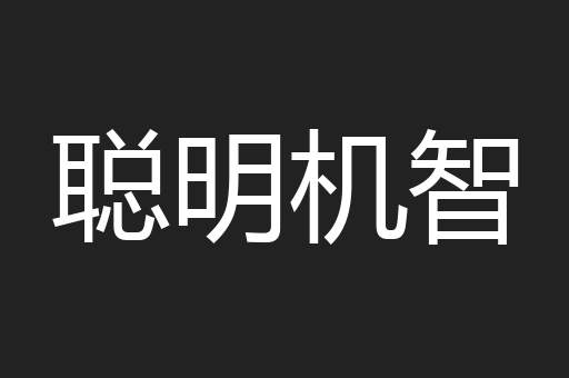 聪明机智