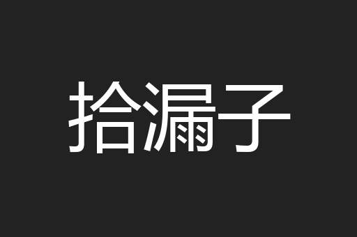 拾漏子