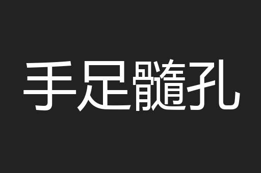 手足髓孔
