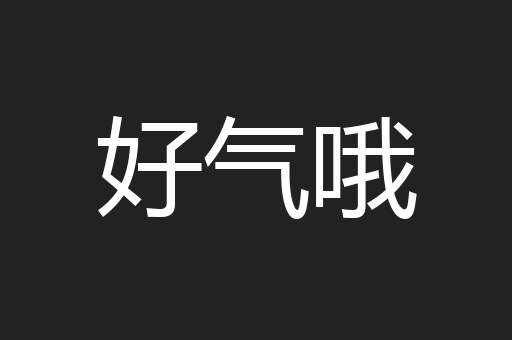 好气哦
