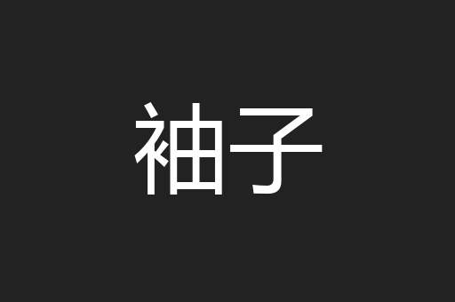 袖子
