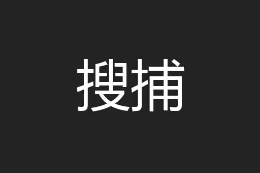 搜捕