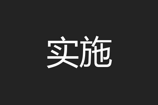 实施