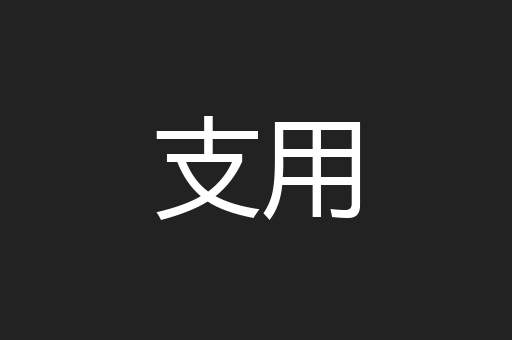 支用