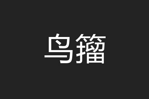 鸟籀